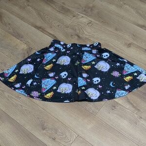 ARTSCOW  Weird space  skirt for womens size XL